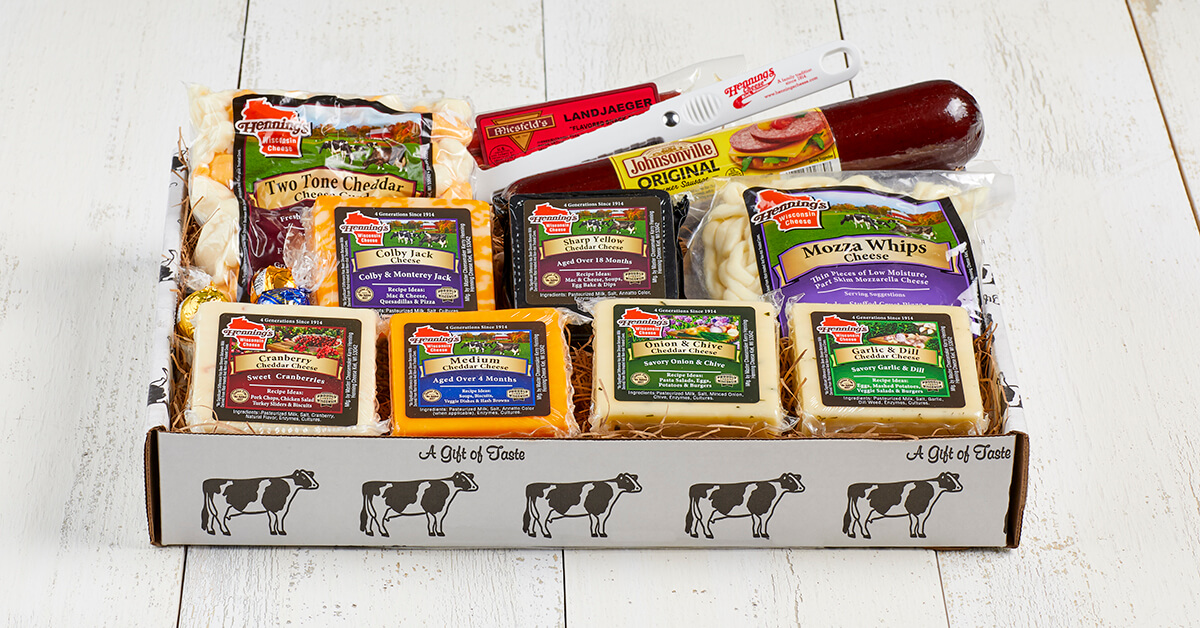 Cheese Gift Baskets In Wisconsin at Mathilde Copeland blog