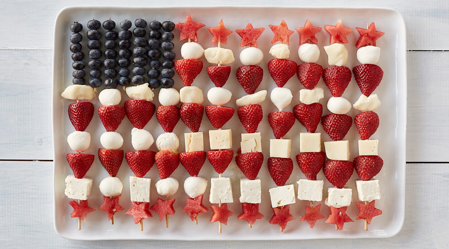 Wisconsin Cheese Stars and Stripes Cheese Board recipe