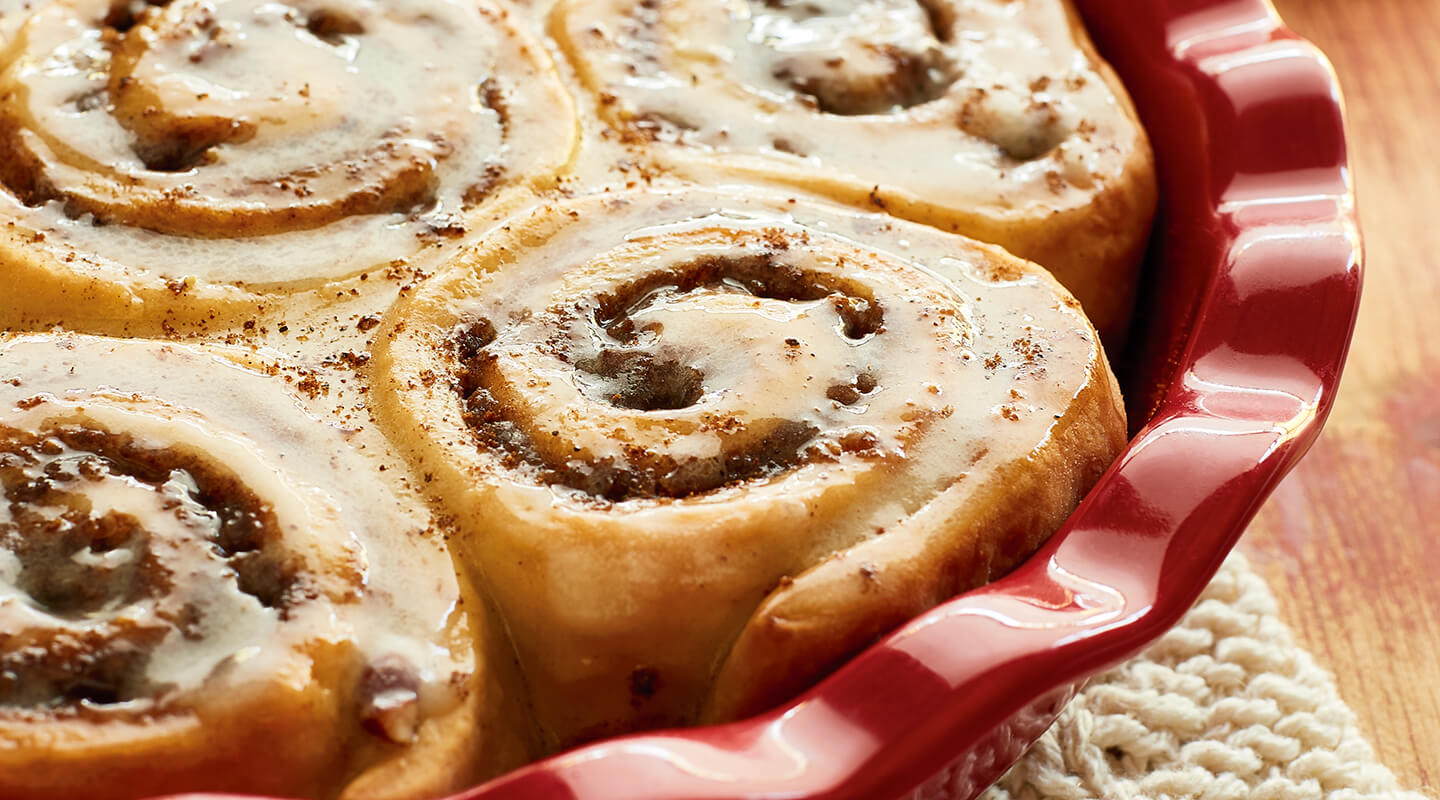 Wisconsin Cheese Eggnog Pecan Rolls with Mascarpone Frosting recipe
