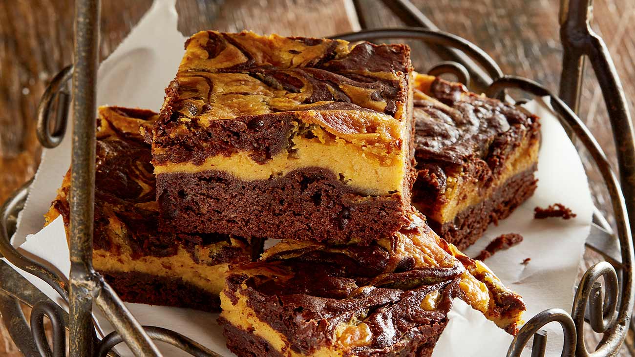 Pumpkin Cheesecake Brownies | Wisconsin Cheese