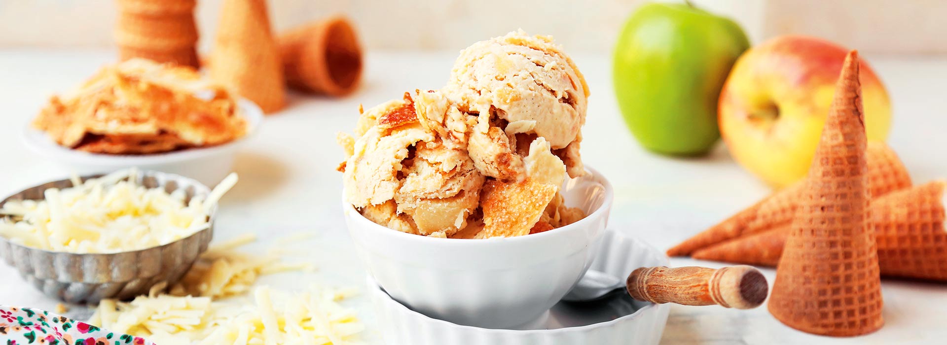 Cheddar Apple Pie Ice Cream Recipe Wisconsin Cheese