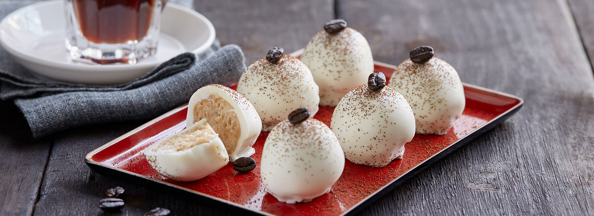 Coffee and Doughnut Truffles Wisconsin Cheese