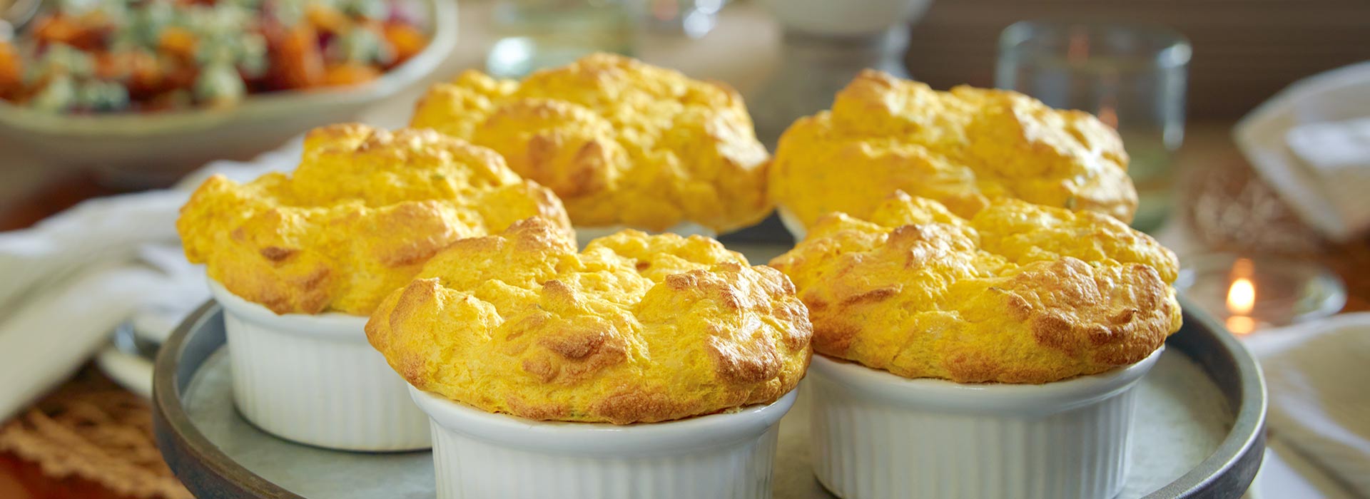 Pumpkin Parmesan Soufflés Recipe Wisconsin Cheese