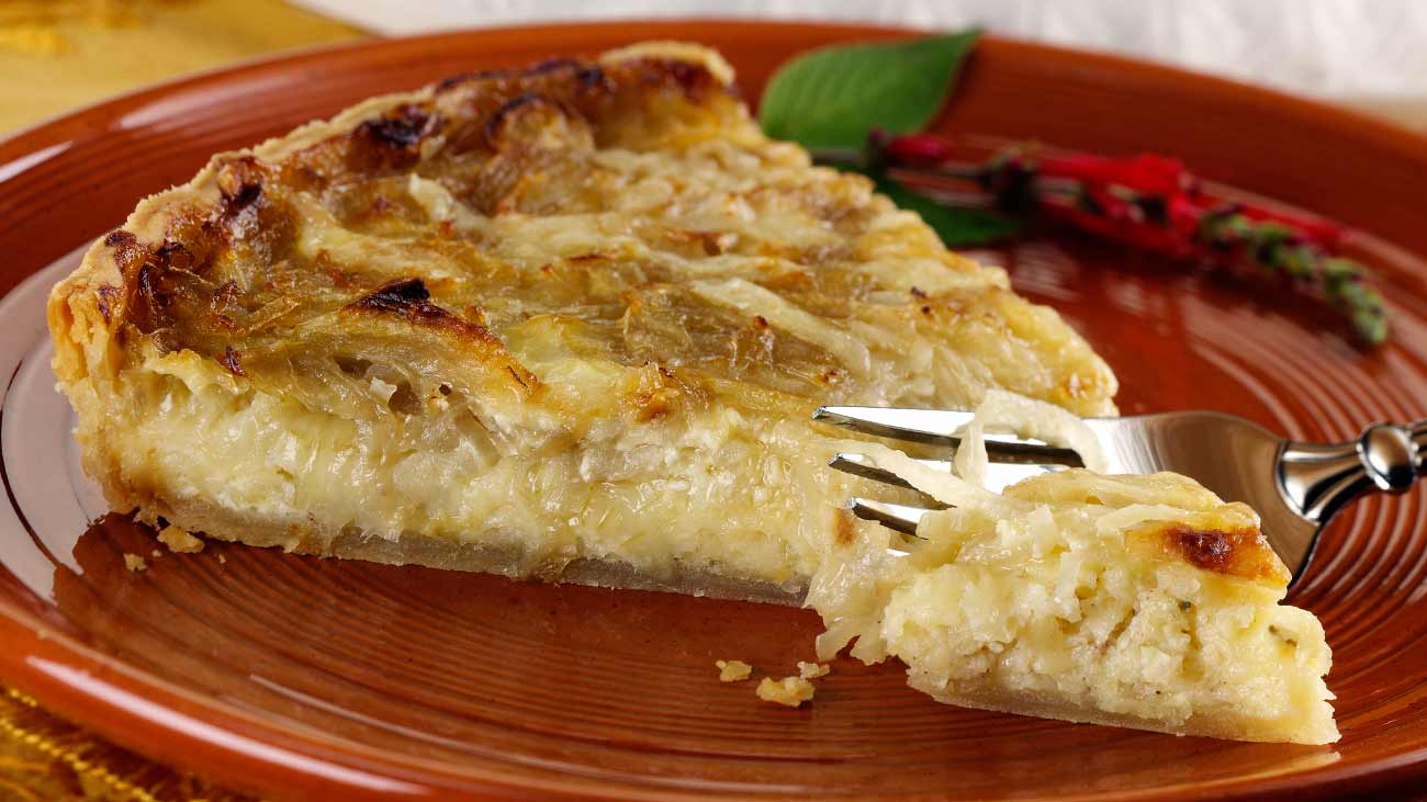 Alpine-Style Cheese and Onion Tart