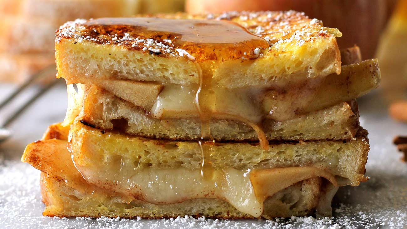 Apple French Toast Grilled Cheese