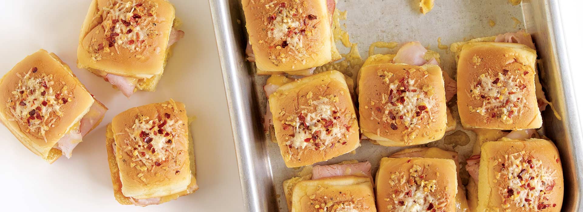 Baked Ham and Smoked Gouda Sliders Wisconsin Cheese