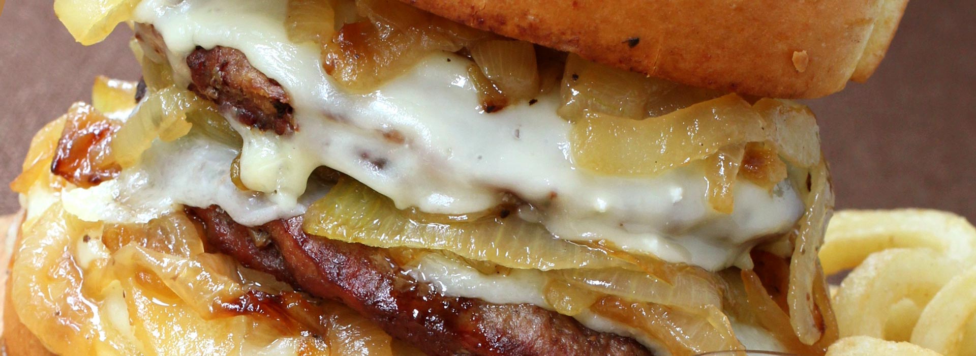 French Onion Field Goal Cheeseburger