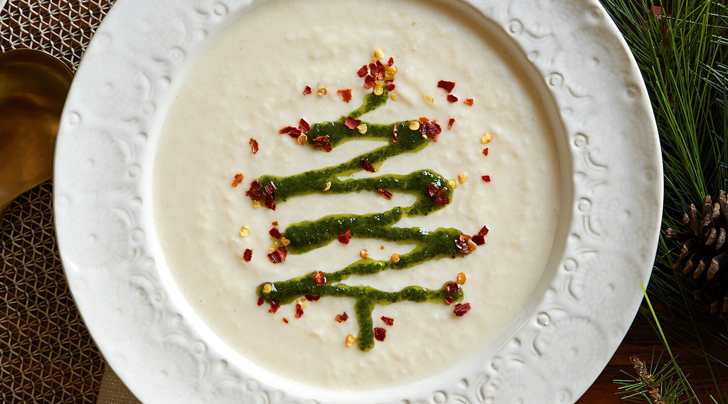 Wisconsin Cheese Cauliflower and Asiago Soup  recipe