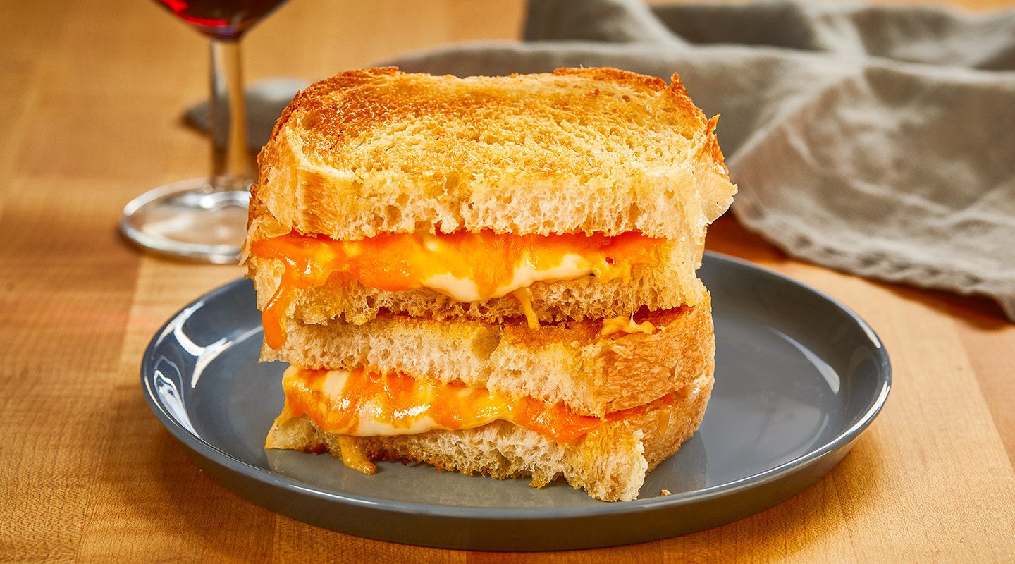 Wisconsin Cheese Ultimate Three-Cheese Grilled Cheese recipe