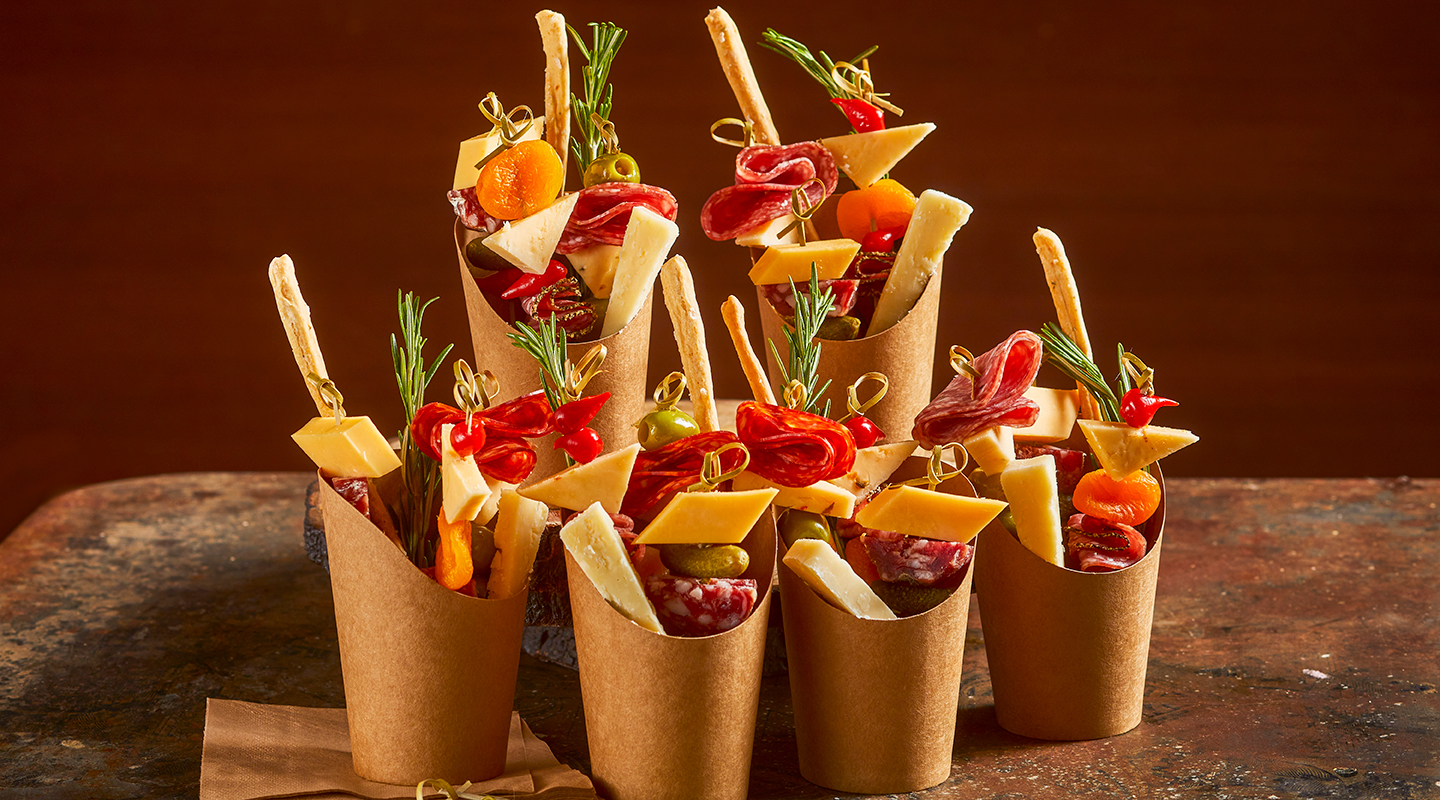 Wisconsin Cheese Cheese and Charcuterie Cups recipe
