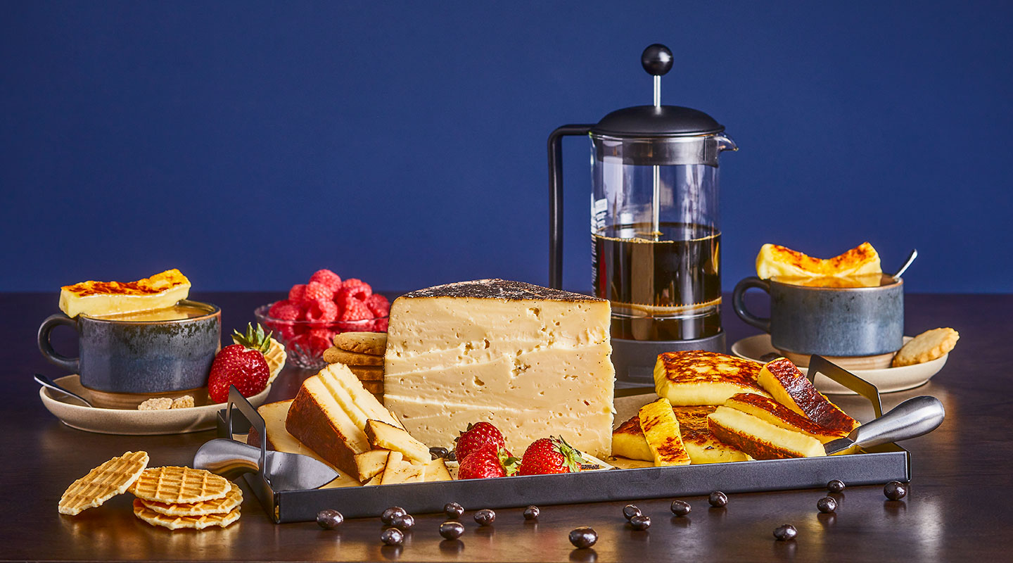 Wisconsin Cheese Dessert and Coffee Cheese Board Recipe