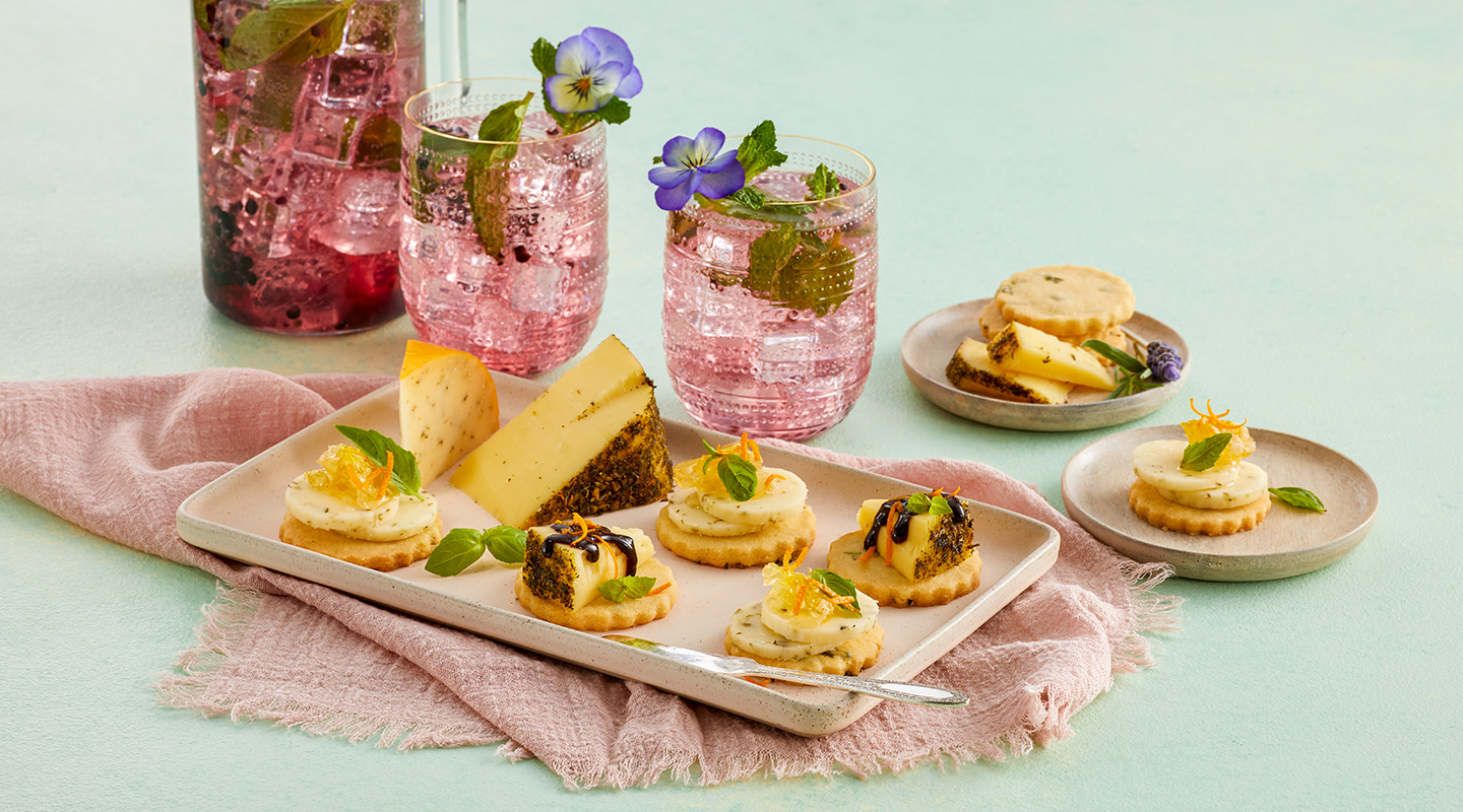Wisconsin Cheese Dessert Cheese and Basil Shortbread  Recipe