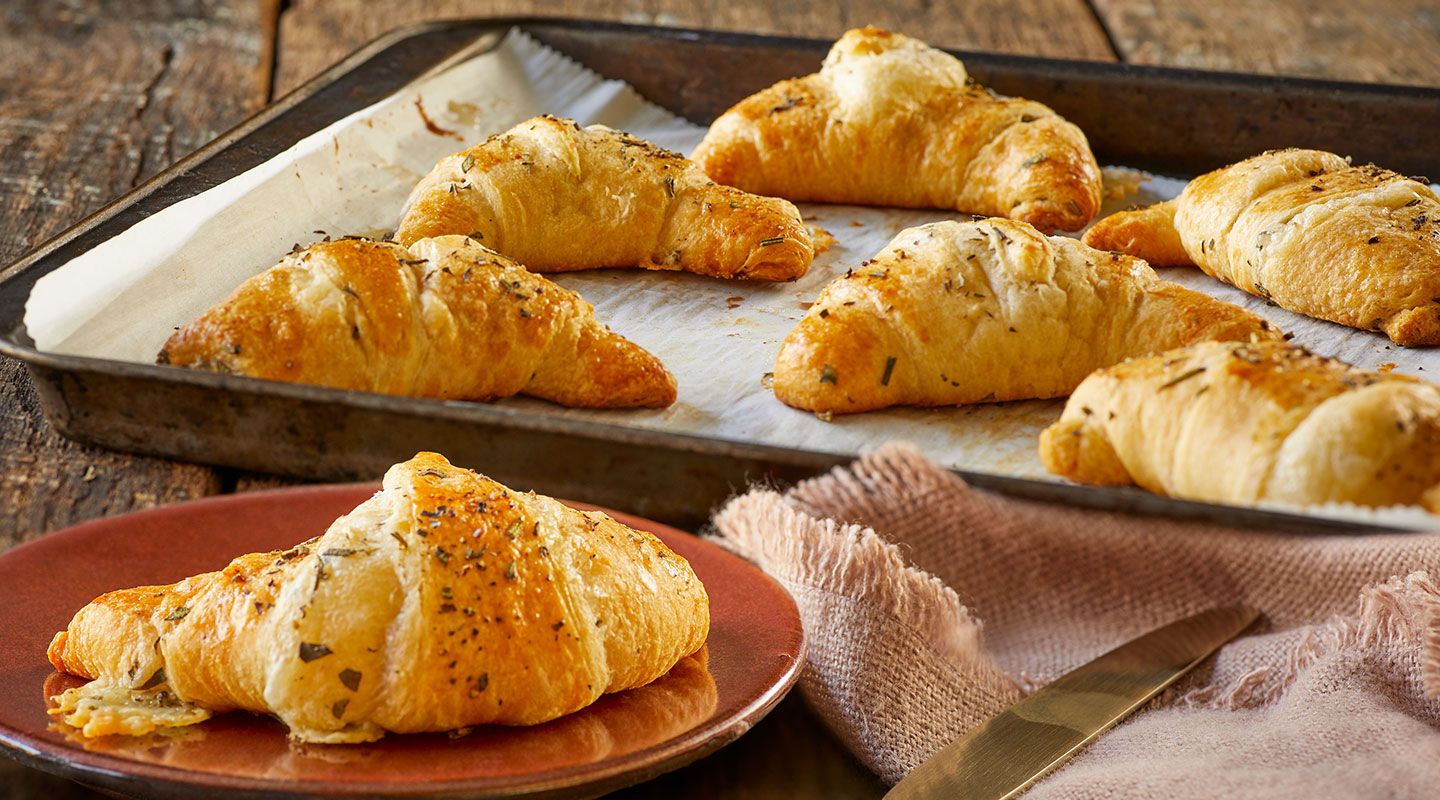 Wisconsin Cheese Fontina and Herb Crescent Rolls recipe