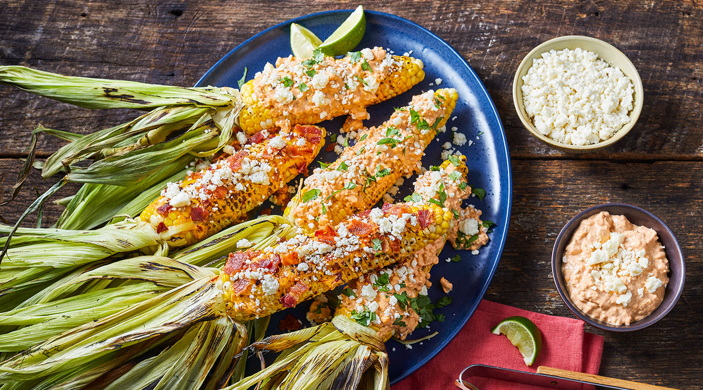 Wisconsin Cheese Grilled Sweet Corn Two Ways   recipe