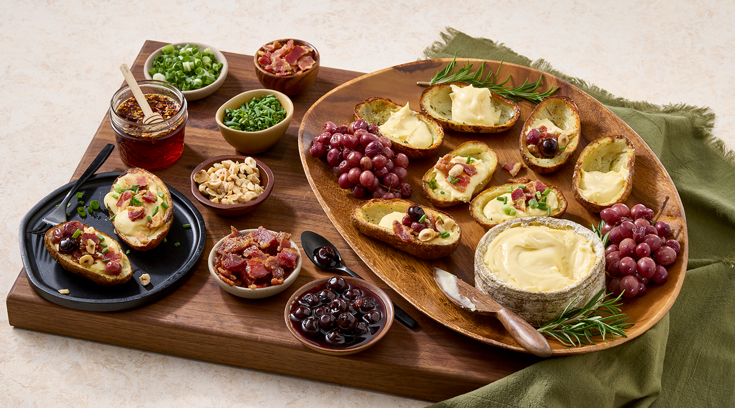 Wisconsin Cheese Loaded Potato Skins with Rush Creek Reserve recipe