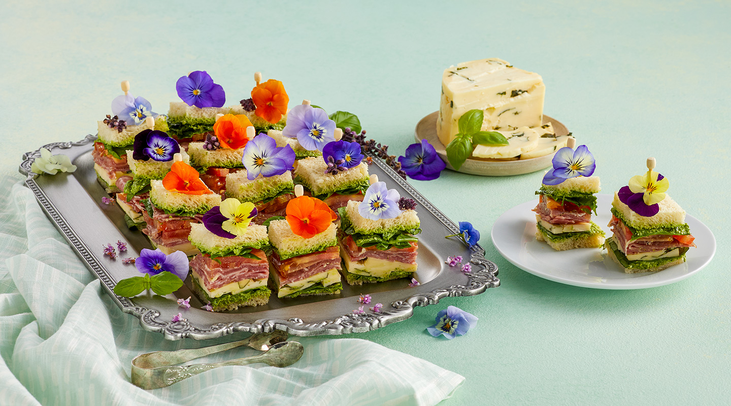 Wisconsin Cheese Mini Tea Party Sandwiches Recipe
