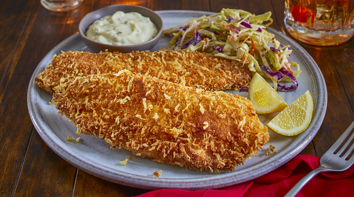 Wisconsin Cheese Parmesan-Crusted Walleye recipe