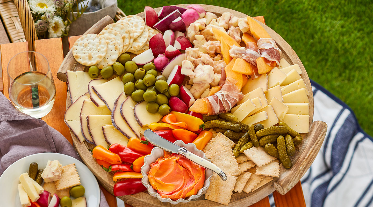 Wine Inspired Cheese Board Wisconsin Cheese